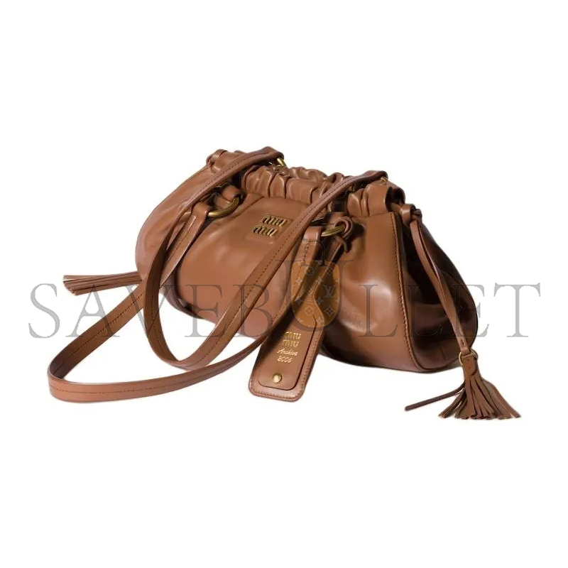 MIU MIU JOIE NAPPA LEATHER BAG 5BG306 (32*16*10.5cm)